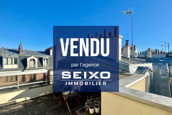 A Paris 5ème – Vue exceptionnelle et imprenable – Appartement 2 pièces 30m² et terrasse en rooftop de 16m²